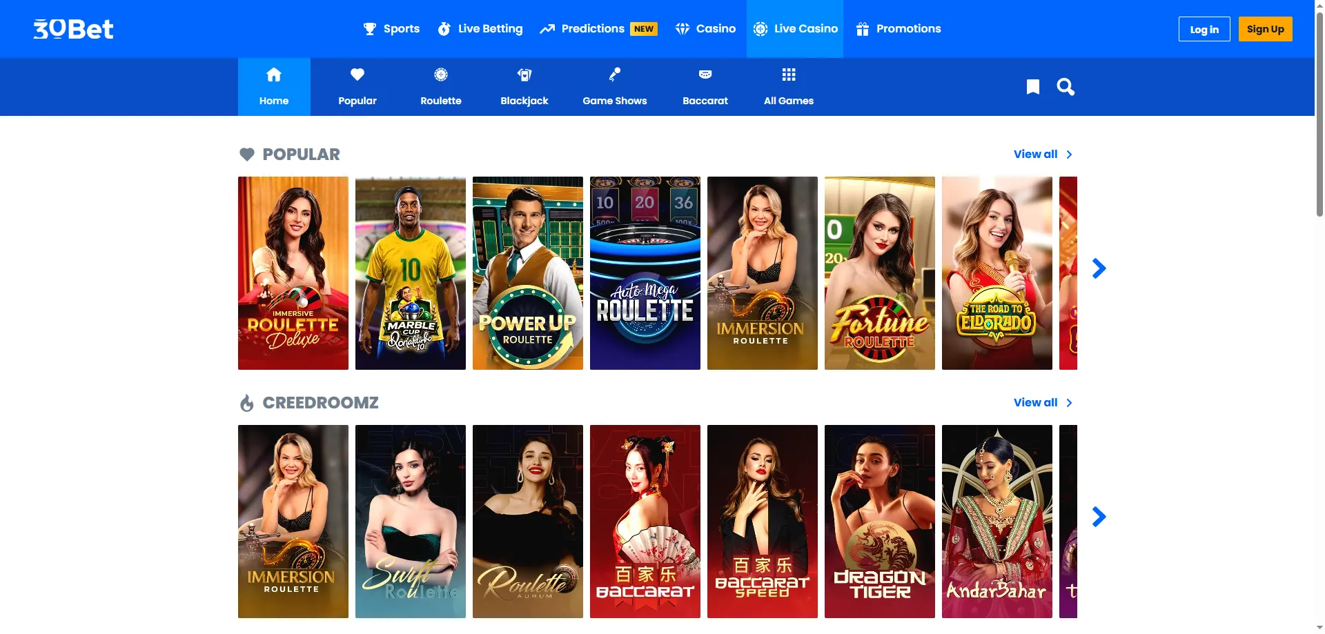 Aplicativo móvel do 30bet Casino — acesso pelo navegador no celular